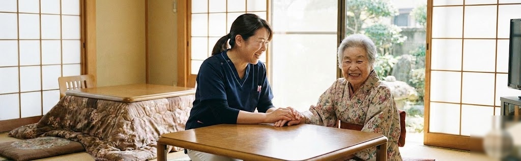 訪問看護の温かい現場写真